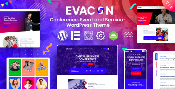 Evacon – Event and Conference WordPress Theme