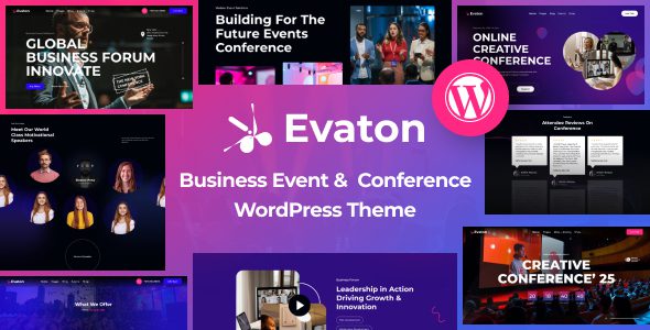 Evaton – Event Conference and Meetup WordPress Theme