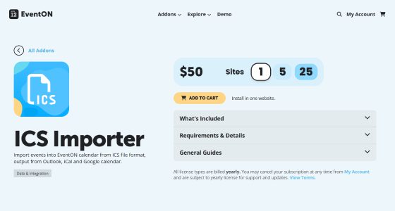 EventOn ICS Importer Add-on
