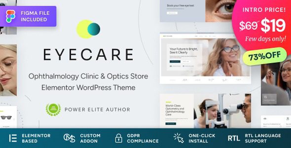 Eye Care – WordPress Theme for Optometrist and Eye Clinic