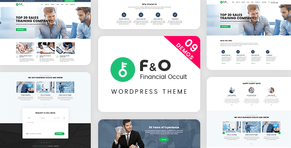 F and O – Consultant Finance WordPress Theme