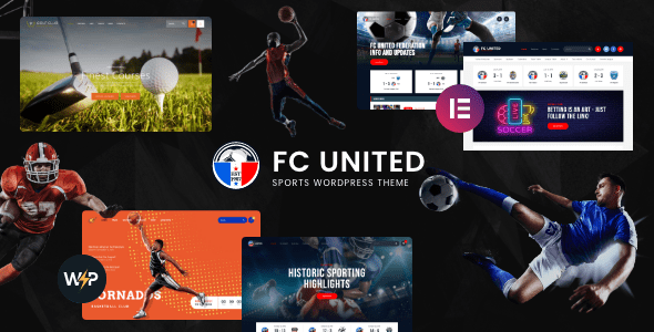 FC United Football, Soccer and Sports WordPress Theme (plus RTL)