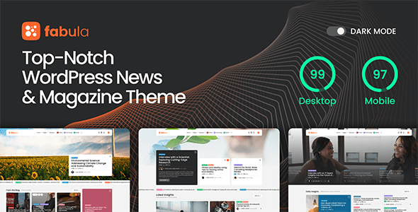 Fabula – News and Magazine WordPress Theme