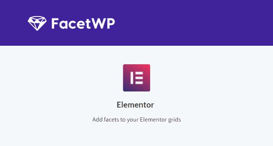 FacetWP Elementor Add-on