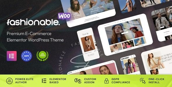 Fashionable – Clothing and Apparel WooCommerce Theme