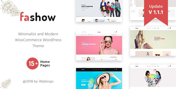 Fashow – Minimal and Modern WooCommerce Fashion WordPress Theme