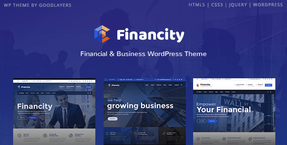 Financity – Business / Financial / Finance WordPress Theme