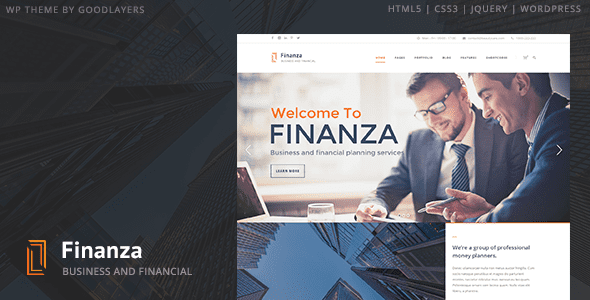Finanza – Business and Financial WordPress