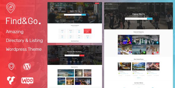 Findgo Directory Listing WordPress Theme