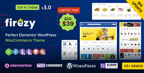 Firezy – Multipurpose WooCommerce Theme 5.5