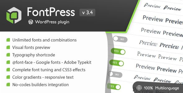 FontPress – WordPress Font Manager