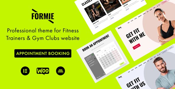 Formie – Personal Trainer Fitness Gym WordPress Theme
