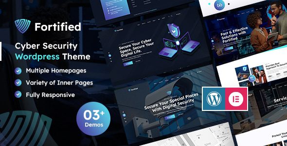 Fortified | IT and Cyber Security WordPress Theme