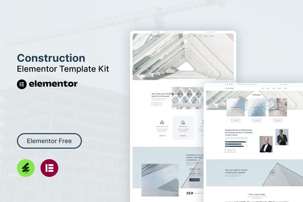FourWall – Construction Elementor Template Kit
