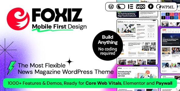 Foxiz – WordPress Newspaper News and Magazine