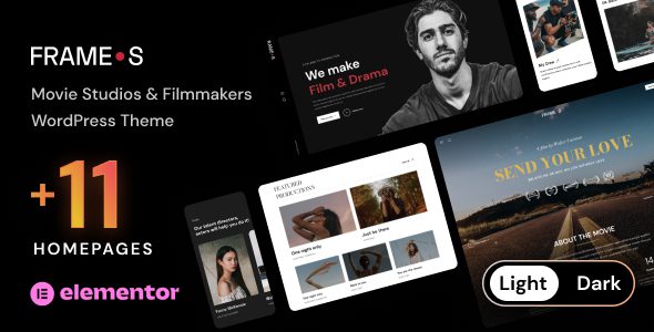 Frames – Movie Studios and Filmmakers WordPress Theme