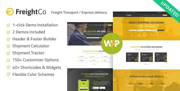 FreightCo | Transportation & Warehousing WordPress Theme