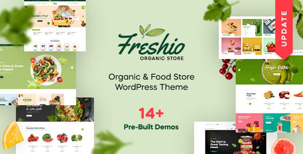 Freshio – Organic and Food Store WordPress Theme