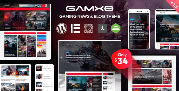 Gamxo – WordPress Gaming News and Blog Theme