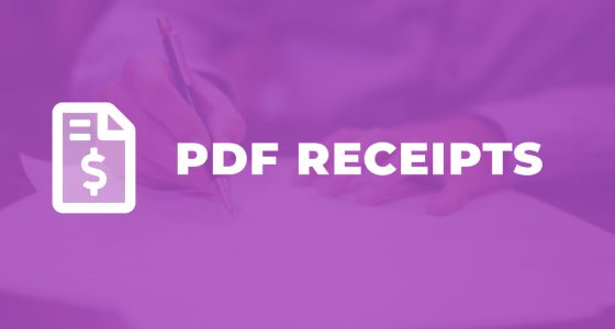 Give – PDF Receipts