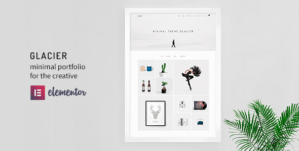 Glacier – Minimal WordPress Portfolio Theme