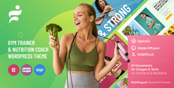 Glare – Dietitian and Health Coach WordPress Theme