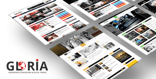 Gloria Multiple Concepts Blog Magazine Theme