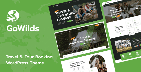 Gowilds – Travel and Tour Booking WordPress Theme