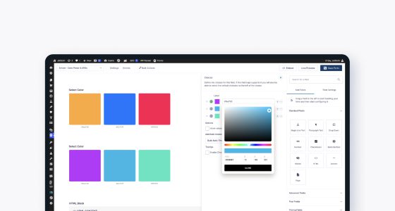 Gravity Forms Color Picker