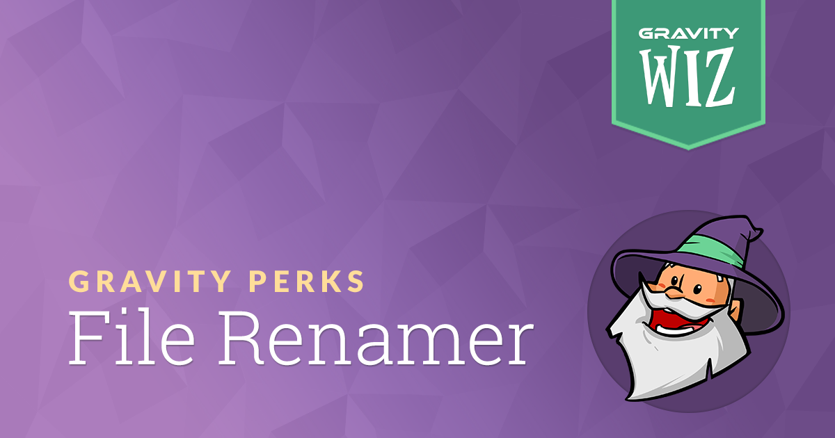 Gravity Forms File Renamer