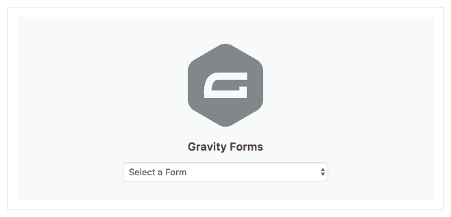 Gravity Forms Gutenberg
