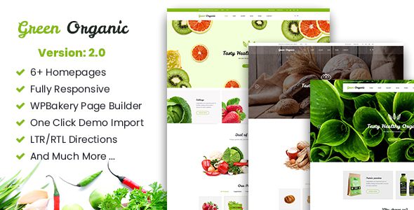 GreenOrganic – Organic & Bakery WordPress Theme
