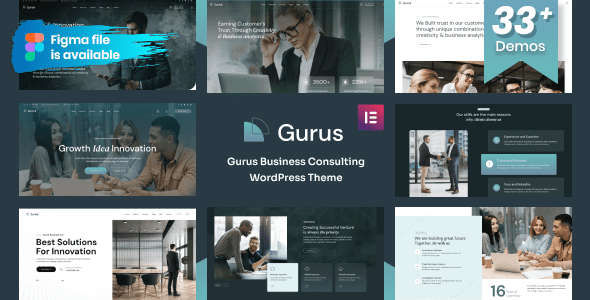 Gurus – Business Consulting WordPress Theme