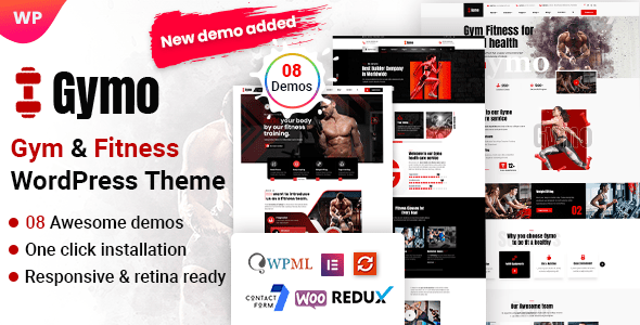Gymo – Gym and Fitness WordPress Theme