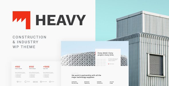 Heavy – Industrial WordPress Theme