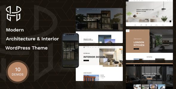 Hellix – Modern Architecture and Interior Design WordPress Theme