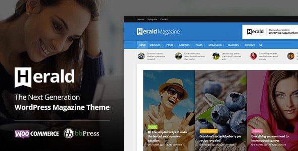 Herald – Newspaper and News Portal WordPress Theme