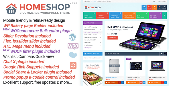 Home Shop – WooCommerce WordPress Theme