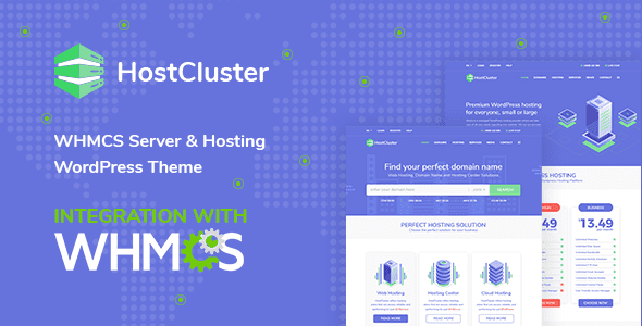HostCluster WHMCS Server & Hosting Theme