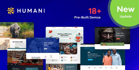 Humani – Nonprofit and Charity WordPress Theme