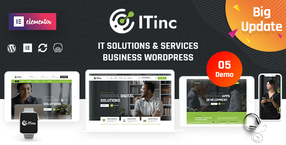 ITInc – Technology and IT Solutions WordPress Theme