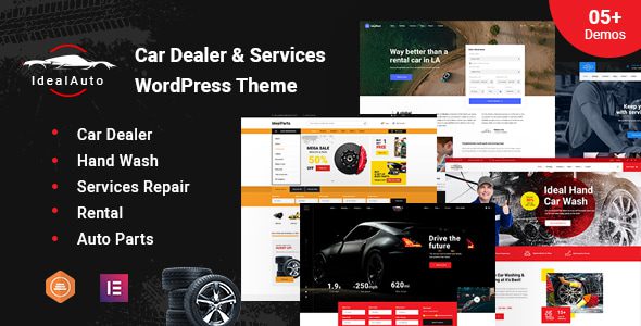 IdealAuto – Car Dealer and Services WordPress Theme