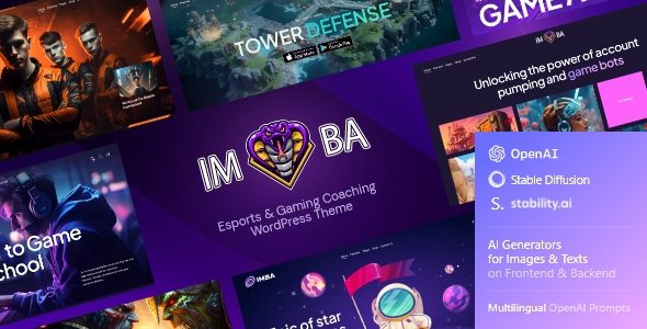 Imba – Esports and Gaming Coaching WordPress Theme