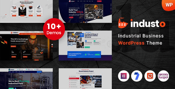 Industo – Factory and Industry WordPress Theme