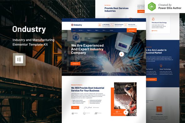 Industra – Industry and Manufacturing Elementor Template Kit