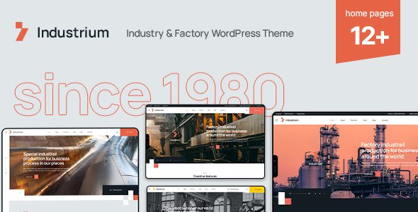 Industrium | Industry and Factory WordPress Theme