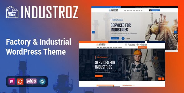 Industroz – Factory and Industrial WordPress Theme