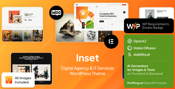 Inset – Digital Agency and IT Services WordPress Theme