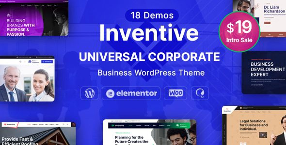 Inventive – Multi-Purpose Business WordPress Theme