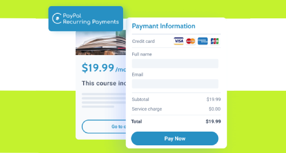 JetFormBuilder – PayPal Recurring Payments